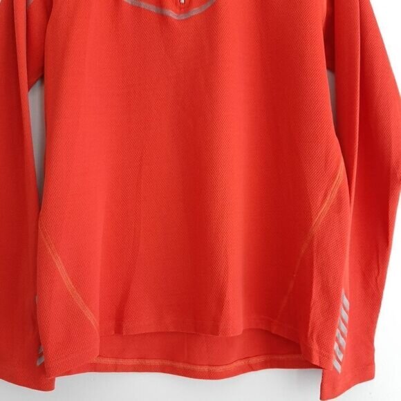 HELLY HANSEN 1/2 Zip Pullover Performance Base Layer Top Orange Men's Sz M - L - Picture 3 of 11